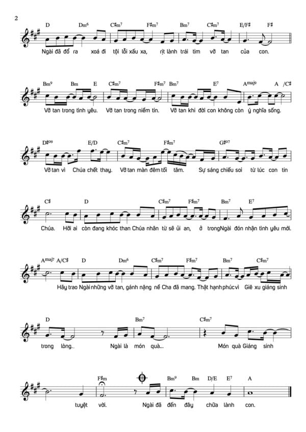 Sheet Ngài Đến Chữa Lành Con